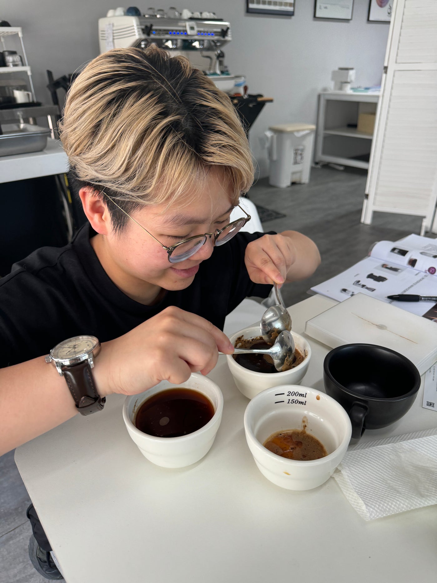 コーヒーカップ測定と手沖体験クラス