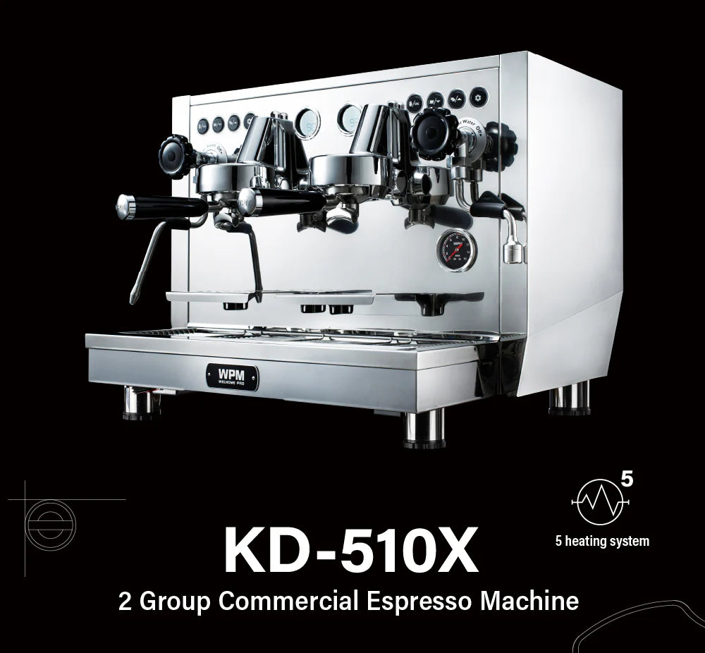 WPM KD-510X  雙頭意式咖啡機 (原裝行貨，保用一年)